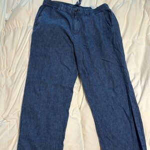 Men’s linen blend banana republic pants